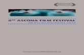 8TH ASCONA FILM FESTIVAL - AgendaLugano · 2019-02-20 · Andrea Biasca-Caroni Ascona Film Festival ... opere. Spiccano Ospiti d’Onore d’eccellenza: Il Labirinto della Masone