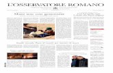 Mani tese con generosità - Vatican News · 2020-06-13 · Professor Andrea Monda, Direttore de «L’O sservatore Romano». Il Santo Padre ha nomina- ... «litania di opere di bene»