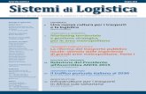 Anno VIII, numero 2 Giugno 2015 Sistemi di Logistica · 2015-06-29 · Anno VIII, numero 2 Giugno 2015 Sistemi di Logistica TRIMESTRALE ON LINE DI ECONOMIA DELLA LOGISTICA E DEI TRASPORTI