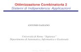 Ottimizzazione Combinatoria 2 - uniroma1.itsassano/Slides/OCO2/EsempiIndepSys.pdf · Combinatorial Auctions Vincent Conitzer conitzer@cs.duke.edu . ... • then the winner determination