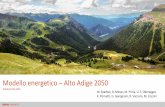 Modello energetico – Alto Adige 2050 · 2017-04-18 · diverse fonti, calcoli interni e assunzioni La precisione dei dati di partenza è in alcuni ... Profilo di irraggiamento solare