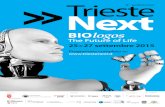 BIOlogos - Trieste Next · 2018-05-25 · Serena Leone, ricercatrice iSweetch BioLogos > 25>27 settembre 2015 #triestenext15 Settembre. programma completo su . Trieste. Trieste ...