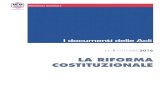 LA RIFORMA COSTITUZIONALE - ACLI Biella · 2016-11-03 · LE ACLI SULLA RIFORMA COSTITUZIONALE ... La riforma costituzionale la leggiamo come un tentativo di risposta ad un percorso