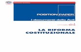 Acli - Associazioni Cristiane Lavoratori Italiani. - LA RIFORMA … · 2017-11-09 · LA RIFORMA ISTITUZIONALE !! 1! LE ACLI SULLA RIFORMA COSTITUZIONALE Una pedagogia costituzionale
