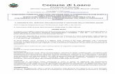 Comune di Loano · 2019-05-29 · concorso pubblico per titoli ed esami per la copertura di due posti a tempo pieno e indeterminato di istruttore direttivo amministrativo contabile