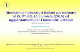 Risultati dei laboratori italiani partecipanti al EUPT AO ...old.iss.it/binary/ampp/cont/2_Patrizia_Pelosi... · Ed. 6: 2016 !! Ed. 5: 2015 “Workshop 2016 –Laboratori Nazionali
