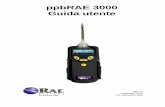 ppbRAE 3000 Guida utente · ppbRAE 3000 Guida utente Rev. E Febbraio 2016 C/P 059-4021-000