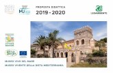 proposta didattica 2019 - Eco Museo della Dieta …...dieta mediterranea Organizzato in sei sale espositive, con pannel-li descrittivi e video, tra cui quella dedicata ai sensi,con