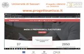 Università di Sassari Progetto UNISCO · Università di Sassari Progetto UNISCO a.a. 2018/2019 FASE 2 ISCRIZIONE: 26 novembre - 16 dicembre fino a quando non si «Conferma seleziona