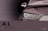 A1microsites.audi.it/cataloghi/vettura/Vettura_A1_01.pdf · Audi A1 e Audi A1 Sportback: due protagoniste della mobilità urbana che soddisfano il vostro desiderio naturale di avere