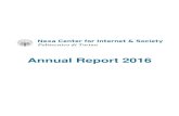 Annual Report 2016 - NEXA Center for Internet and Society · 2016 the Nexa Center started to investigate technological and legal issues entailed by four potentially disruptive technologies: