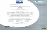  · Organismi di Certificazione dei sistemi di gestione aziendale CISQ is the Italian Federation of management system PRIMA EMISSIONE FIRST ISSUE 2008-03-12 EMISSIONE CORRENTE CURRENT