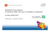 PROGETTO SLANCIO Il network delle cure per le malattie ...service.istud.it/up_media/complessita_sanita/chesi.pdf · SLA.N.C.I.O. = SLA Network delle Cure In Organizzazioni evolute
