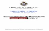 rs 19 04 2017 - fabrianocitta.it...Corriere Adriatico – giovedì 19 aprile 2017 . ... larmente lunga, tanto che solo al termine della bo- nifica (prevista non prima del 2018) si