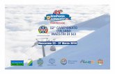 Finale Nazionale 52° CAMPIONATO ITALIANO …...52 CAMPIONATO ITALIANO MAESTRI DI SCI 23 – 27 Marzo 2018 4 218 Via Circonvallazione n 6 - 67037 Roccaraso (AQ) - Tel. 086462736 -