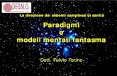 Paradigmi e modeli mentali fantasma - Dedalo '97 e modelli mentali... · La forza dei modelli mentali sta nel fatto che non ne abbiamo consapevolezza così che non avvertiamo la necessità