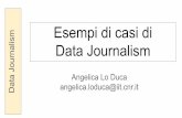 Esempi di casi di Data Data Journalism Data Journalism Angelica Lo Duca  @iit.cnr.it