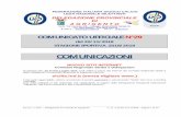 COMUNICAZIONI - sicilia.lnd.itsicilia.lnd.it/sites/default/files/comunicati/2018... · brochure “A Coverciano con il Museo del Calcio” 2. CIRCOLARE N.23 DEL 14 NOVEMBRE 2018 _____