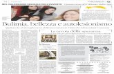 Bulimia, bellezza e autolesionismo - Maiora srlmaiora.com/wp-content/uploads/2018/12/Quotidiano-del-Sud... · 2018-12-19 · Bulimia, bellezza e autolesionismo Spettacolo di beneficenza