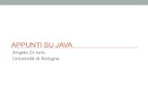 APPUNTI SU JAVA - unibo.itdiiorio.nws.cs.unibo.it/asd1819/pdf/01-java-intro.pdf · 2019-03-07 · Java: un po’ di storia • Java è un linguaggio di programmazione general-purpose,