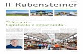 Edizione 2020 Il Rabensteiner · in mezzo alle piante e sotto il tetto di vetro, invita i visitari a soffermarsi. La grande originalità del design degli inter - ni è unica e mostra