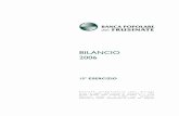 bilancio BDF 2006 - Banca Popolare del Frusinate · BILANCIO 2006 15° ESERCIZIO Società Cooperativa per Azioni Iscritta nel registro delle imprese di Frosinone al n. 7689 Iscritta