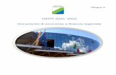 DEFR 2020 -2022 Documento di economia e finanza regionale 2020...Il Documento di Economia e Finanza Regionale (DEFR), ai sensi del D. Lgs. 23.06.2011 n. 118 e ss.mm.ii. recante “Disposizioni