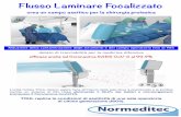 Flusso Laminare Focalizzato - Normeditec · La normativa italiana per interventi di chirurgia protesica Specifiche tecniche NORMEDITEC S.R.L. Via De Gasperi 19 430108, Sissa Trecasali