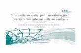 Strumenti innovativi per il monitoraggio di precipitazioni ...€¦ · Roma 15 ottobre 2012 “Meteo Expo2015: un servizio meteorologico pubblico su misura" -Milano, 30 novembre 2015