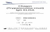 Chagas (Trypanosoma cruzi) IgG ELISA€¦ · Chagas (Trypanosoma cruzi) IgG ELISA Saggio immunoenzimatico per la diagnostica in-vitro per la determinazione qualitativa degli anticorpi