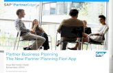 Partner Business Planning The New Partner Planning Fiori Appappli The new Fiori App for Partner Business