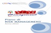 Piano di RISK MANAGEMENT - ASP Basilicata DI RISK MANAGEMEN… · RISK MANAGEMENT ANNO 2013 1.Premessa. Il Piano di Risk Management anno 2012: i risultati raggiunti. Nell’am ito