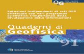 SoluzioniindipendentidiretiGPS effettuateconvariprogrammi ...istituto.ingv.it/images/collane-editoriali/quaderni-di-geofisica/quaderni-di-geofisica...al., 1998; Casula et al., 2009;