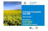 Il Gruppo di Acquisto SOLARE - Comune di Arenzano · l'installazione di un impianto fotovoltaico e/o solare termico promosso dal Legambiente, in collaborazione con la Provincia di