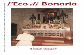 l’Eco di Bonaria...2013/09/05  · Giovanni Paolo2 , beatificato domenica scorsa. 11 maggio Inizia una serie di memorie liturgiche per onorare santi sardi: oggi s. Ignazio da Laconi;