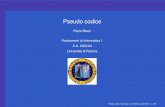 Paolo Bison Fondamenti di Informatica 1 A.A. 2003/04 ...paolo/didattica/FI03/doc/pseudo_codice_pb_0304.pdf · 6 -1 7 4 10 Pseudo codice, Paolo Bison, A.A. 2003-04, 2003-09-30 Œ p.13/38.