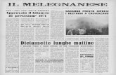 Il Melegnanese - Quindicinale di informazione fondato nel 1967 · SOLIDI Il Consiglio Comunale nella seduta del 28-12-1970 ha prorogato l'appalto del servizio pubbliche affissio-
