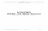 ETH2WS AGSC-10 Web Server - Bytronic WebServer-Manuale Utente.pdf · AGSC10 WebServer-Manuale Utente.docx Rev. 10 4/58 MANUALE UTENTE Presentazione La centralina AGSC-10 può essere