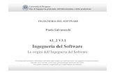 Ingegneria del Software - software_V31.pdf · INGEGNERIA DEL SOFTAW RE Paolo Salvaneschi Università di Bergamo Dip. di Ingegneria gestionale, dell'informazione e della produzione