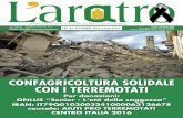 PERIODICO DI CONFAGRICOLTURA · PDF file CENTRO ITALIA 2016. SETTEMBRE 2016 2 ... Tel 0131 959421 • Villano va Monf err ato Via Alzona 4 - Tel 0142 483853. ... scossa principale