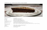 torta cioccolato pere - Bio Casa · 300 gr cioccolato fondente al 70 % ¾ bicchiere ca. latte di soia (con aroma di vaniglia) bio 2 pere dolci e mature bio (conference o williams)