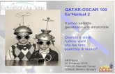 QATAR-OSCAR 100...2019/02/02  · QATAR-OSCAR 100 Es’Hailsat 2 Il primo satellite geostazionario amatoriale Quando è stata l’ultima volta che hai fatto qualcosa di nuovo? ARI