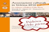 in Vetrina 2018 III edizione - Padova€¦ · “L’Arte in zollette”, a colazione con uno storico dell’arte dalle ore 10.30 alle ore 12.00 presso Casa della Rampa in Via Arco