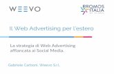 Il Web Advertising per l’estero · Marketing Distinguo: il motivo unico e distintivo per cui il cliente sceglie di comprare un prodotto o un servizio. In altre parole: ciò che