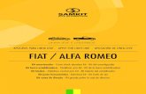 FIAT / ALFA ROMEO  · PDF file Tempra SW 94 / 97 Tipo 1.6 93 / 97 Tipo 2.0 94 / 95 SK106B 02 Lados SK106BE 01 Lado SK106BD 01 Lado Kit do amortecedor Suspensão dianteira ( Suporte