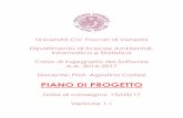 PIANO DI PROGETTO - Università Ca' Foscari Venezia · In questa sezione elenchiamo i documenti a cui faremo riferimento nel piano di progetto: • Slides del corso di Ingegneria