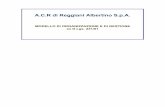 A.C.R di Reggiani Albertino S.p.A. · 2019-03-11 · raggiungere valori significativi (le stesse di applicano con un sistema di quote che vanno da un minimo di cento ad un massimo