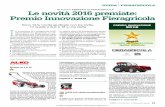 TUTTI I PREMIATI DI FIERAGRICOLA Le novità 2016 premiate: … · 2019-04-19 · Agrofarmaci e fertilizzanti, Zootecnia, Energie Rinnovabili. La commissione di esperti nominata per