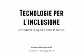 Tecnologie per l'inclusione 2016-03-10آ  Bubbl.Us Sito web: Strumento online per la creazione di mappe