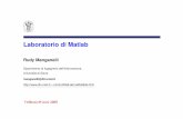 Laboratorio di Matlabcontrol.dii.unisi.it/~control/MatLab/febbraio2009/...DII - Universtita di Siena` 23 Simulink Simulink e un pacchetto software di Matlab che permette di simulare